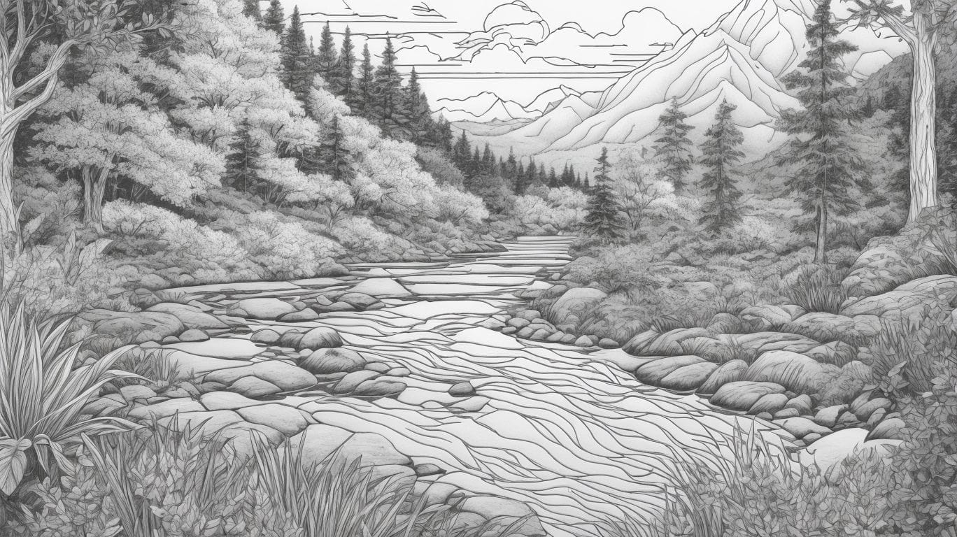 Techniques for Coloring Nature and Landscape Themes - Nature and Landscape Adult Coloring Books 