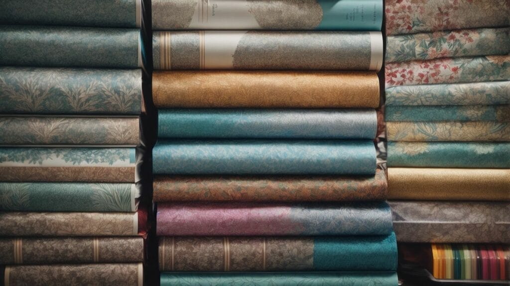 A stack of seasonal wallpapers stacked on top of each other.